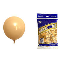 Повітряні кулі пастель абрикосовий 5" TT (TONGTAI), 100 штук