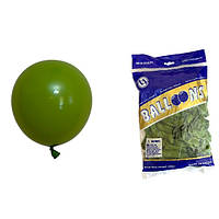 Повітряні кулі пастель ретро оливковий 5" TT (TONGTAI), 100 штук