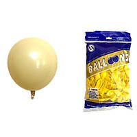 Повітряні кулі макарун жовтий TT (TONGTAI), 200 штук