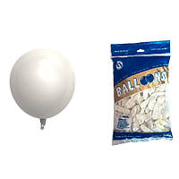 Повітряні кулі білий пастель 5" TT(TONGTAI), 200 штук