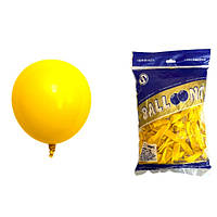 Повітряні кулі жовтий пастель 5" TT(TONGTAI), 200 штук