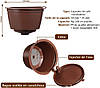 Багаторазовий капсульний кавовий фільтр Lictin, сумісний з Dolce Gusto Nescafe Machines, 4 шт., фото 3
