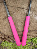 Телескопічна указка "Палець Пікмі" 22 см – 69 см, ЯСКРАВО-РОЖЕВА. Швидка відправка., фото 3