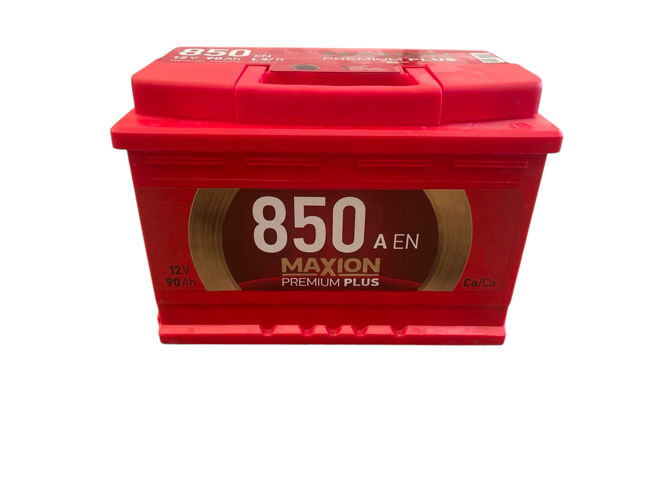 Автомобільний акумулятор Maxion Premium Plus 90Аh 850А R+ (правий +) 6СТ, фото 1