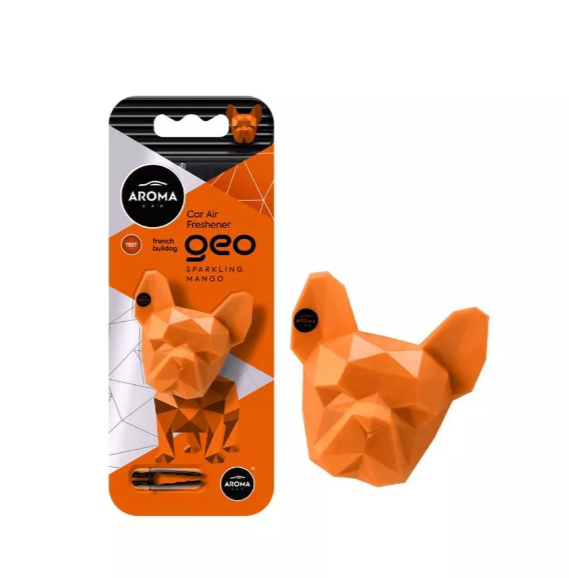 Автомобільний полімерний ароматизатор Aroma Car GEO Dog - Sparkling Mango