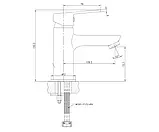 Змішувач для умивальника Imprese LASKA 05040S, фото 2