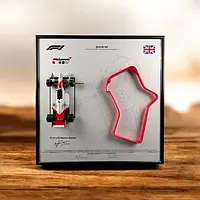 Лімітована Колекційна Модель Panini F1 McLaren MP4/4 з Рамкою 2в1 та 3D Трасою British GP 1988 #12 Ayrton Senna