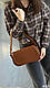 Сумка жіноча, коричнева, фото 7
