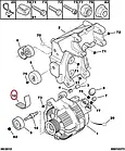Ремень генератора 6PK1468 Fiat Ducato 244, Peugeot Boxer, Citroen Jumper (2002-2006) 2.0/2.2, 9638234780, фото 4
