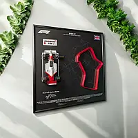 Лімітована Колекційна Модель Panini F1 McLaren MP4/4 з Рамкою 2в1 та 3D Трасою British GP 1988 #12 Ayrton Senna Type - B