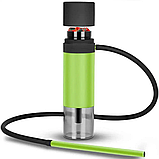 Автомобільний переносний портативний дорожній міні кальян у машину для подорожей Зелений, фото 3