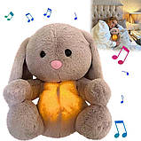 Дихаючий кролик м'яка іграшка, фото 4