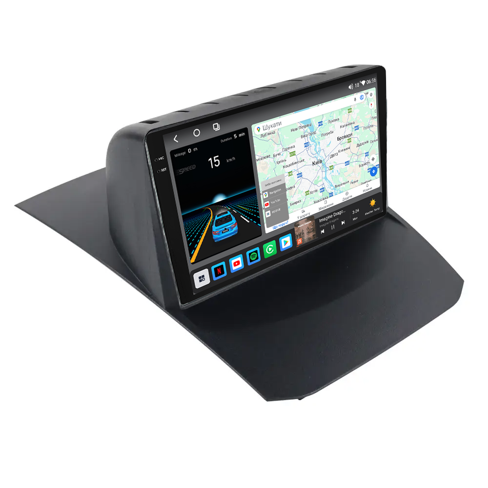 Штатна магнітола Mekede M6 Plus Ford Fiesta 6 (2008-2019) CarPlay QleD