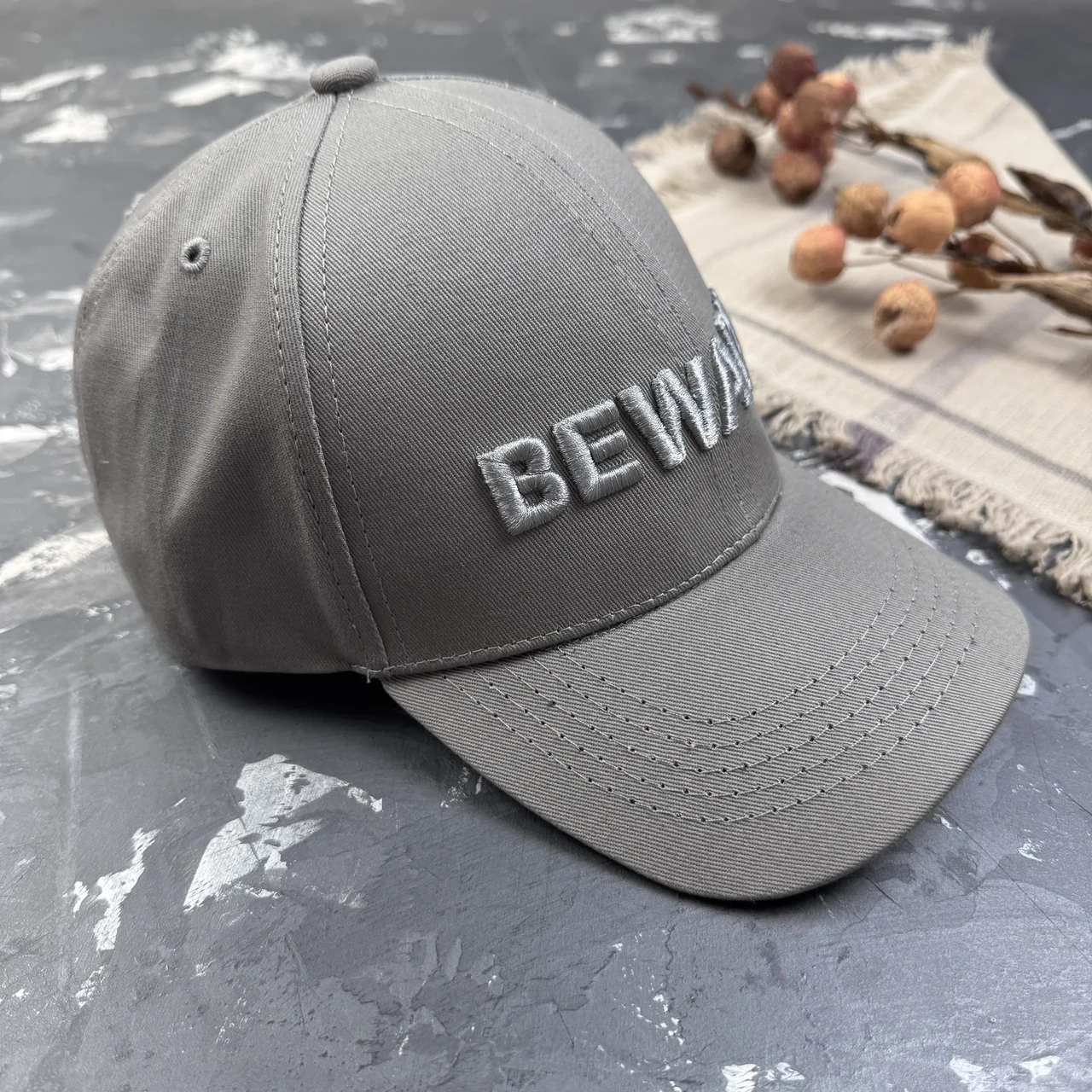 Кепка бейсболка BEWARM Gray