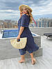 48-62 жіноче літнє плаття на ґудзиках. Із софту, фото 9