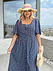 48-62 жіноче літнє плаття на ґудзиках. Із софту, фото 8