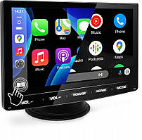 Планшет автомобільний 7" urvolax bt fm wifi CarPlay Android автоматичне mirror link