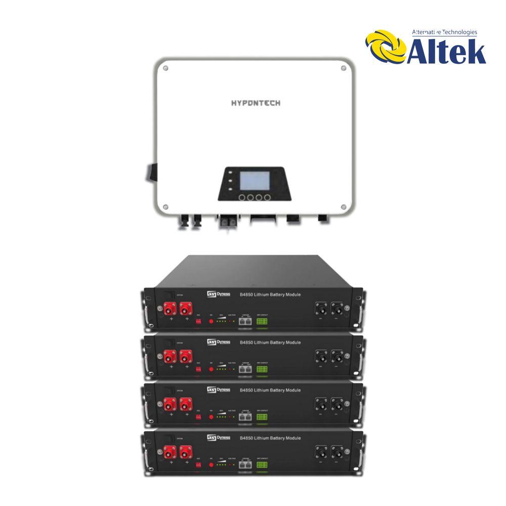 Гібридна сонячна електростанція Hypontech 5kW + Dyness 9.6kWh LiFePO4