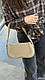 Сумка жіноча, бежева, фото 3