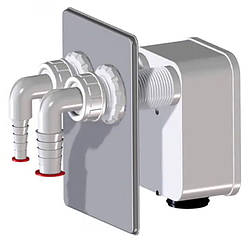 Змінна касета HL4000.2 до сифону HL4000.0, для 2-х пральних/сушильних/посудомийних машин Hutterer&Lechner