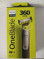 Станок для гоління чоловічий Philips 360 OneBlade 5 в 1+2 Body ( Сірий )