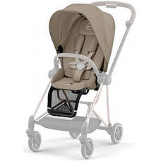 Прогулянкова коляска Cybex Mios 4.0 Cozy Beige шасі Rosegold, фото 3