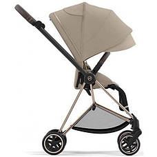 Прогулянкова коляска Cybex Mios 4.0 Cozy Beige шасі Rosegold, фото 6