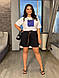 Жіночі легкі стильні шорти з ременем батал великих розмірів літні прямі повсякденні прямі джинс котон, фото 5