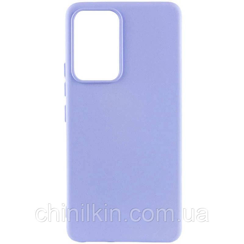Накладка (з мікрофіброю) Silicone Cover Lakshmi для Realme C61 4G / C63 4G- бузковий, фото 1