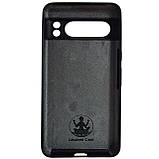 Накладка (з мікрофіброю) Silicone Cover Lakshmi Full Camera для Google Pixel 8 Pro- чорний, фото 2