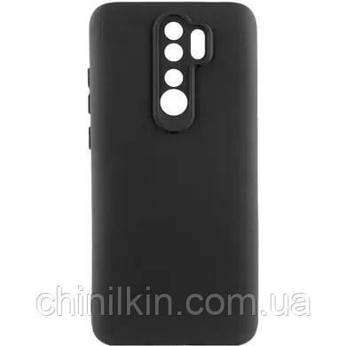 Накладка (з мікрофіброю) Silicone Cover Lakshmi Full Camera для Xiaomi Redmi Note 8 Pro- чорний, фото 1
