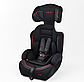 Автокрісло дитяче з бустером, 9-36кг, чорно-сіре, JOY 57893, фото 3