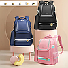 Портфель в школу для дівчинки зручний ортопедичний з вентильованою спинкою і відділенням під ноутбук рожевий Tigernu, фото 10