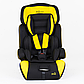 Автокрісло дитяче універсальне, 9-36кг, чорно-жовте JOY 6960 Y, фото 3