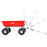 Причіпний візок самоскид HECHT 52150, 75 л, фото 7
