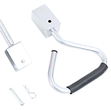 Причіпний візок самоскид HECHT 52150, 75 л, фото 9