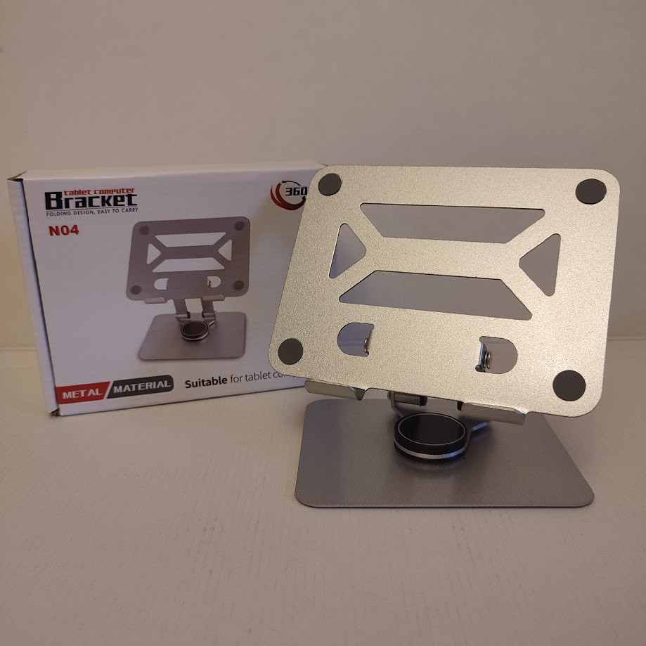 Підставка для планшета та телефону на стіл до 33 см універсальний настільний складаний утримувач Bracket N04, фото 1