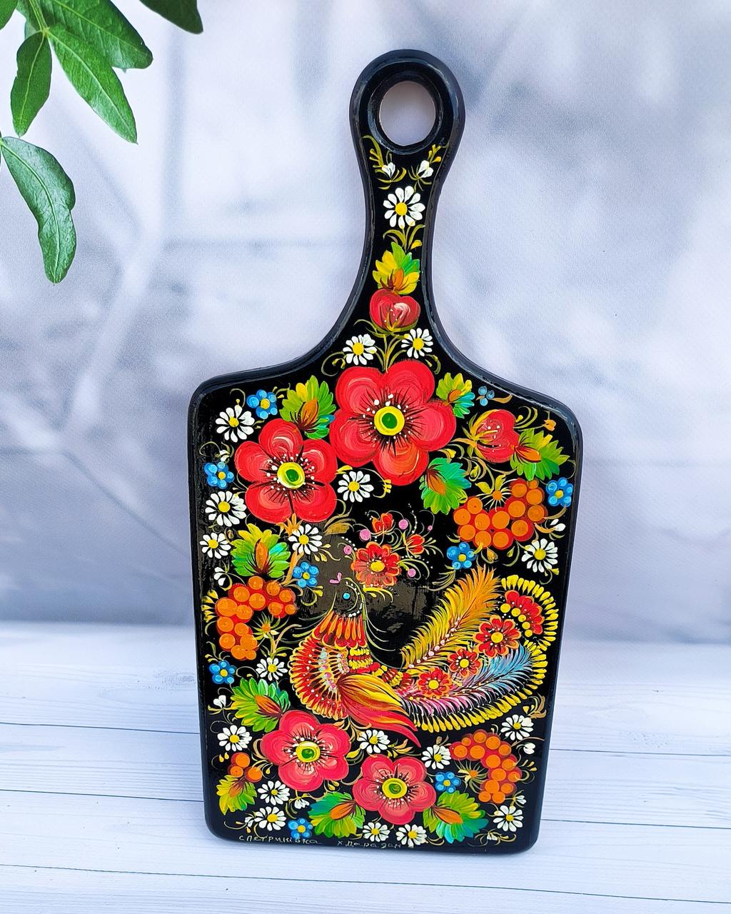 Дошка в подарунковому пакуванні "Птичка" 33х16 см , Подарункове пакування, гарний подарунок у подарунковій коробці