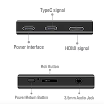 Портативний сенсорний монітор Anmite 16" 1200P HDR 16:10 USB Type-C, фото 6