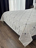 Покривало "Бароко №2", 100% cotton, молочний колір (Розміри і кольори в асортименті), фото 8