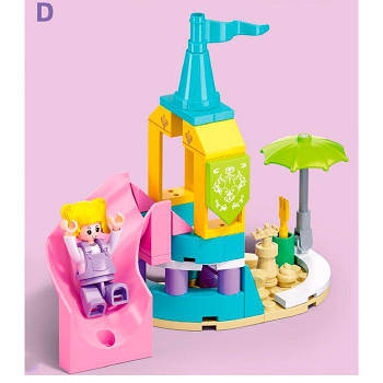 Конструктор SLUBAN рожева серія, парк розваг 60 деталей M38-B1329D G-Rich