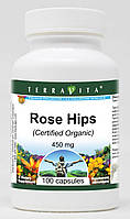 Біодобавка плоди шипшини 450 мг 100 капсул. TerraVita