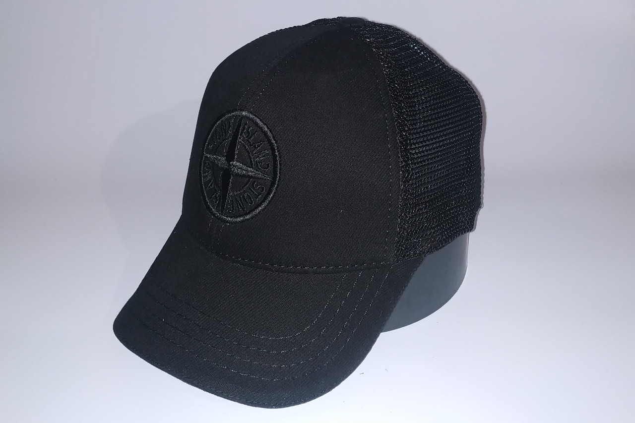 Бейсболка чоловіча Stone Island 25-TY16T чорна