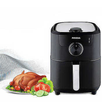 Аерофритюрниця-мультипіч POVENA AIR FRYER PVN-5522 Безмасляна Аерофритюрниця