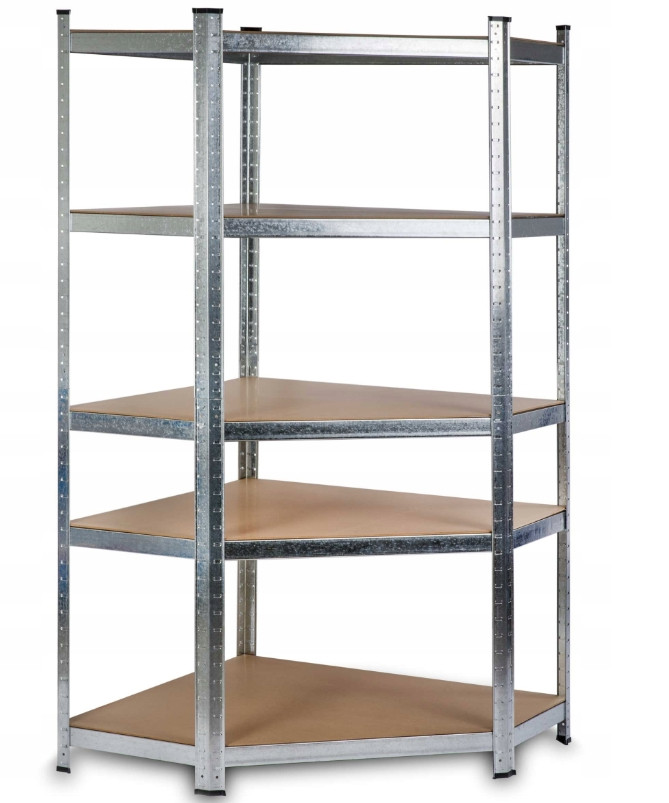 Стелаж кутовий металевий GardenLine 180*90*90. На 5 полок для складу гаражу, фото 1