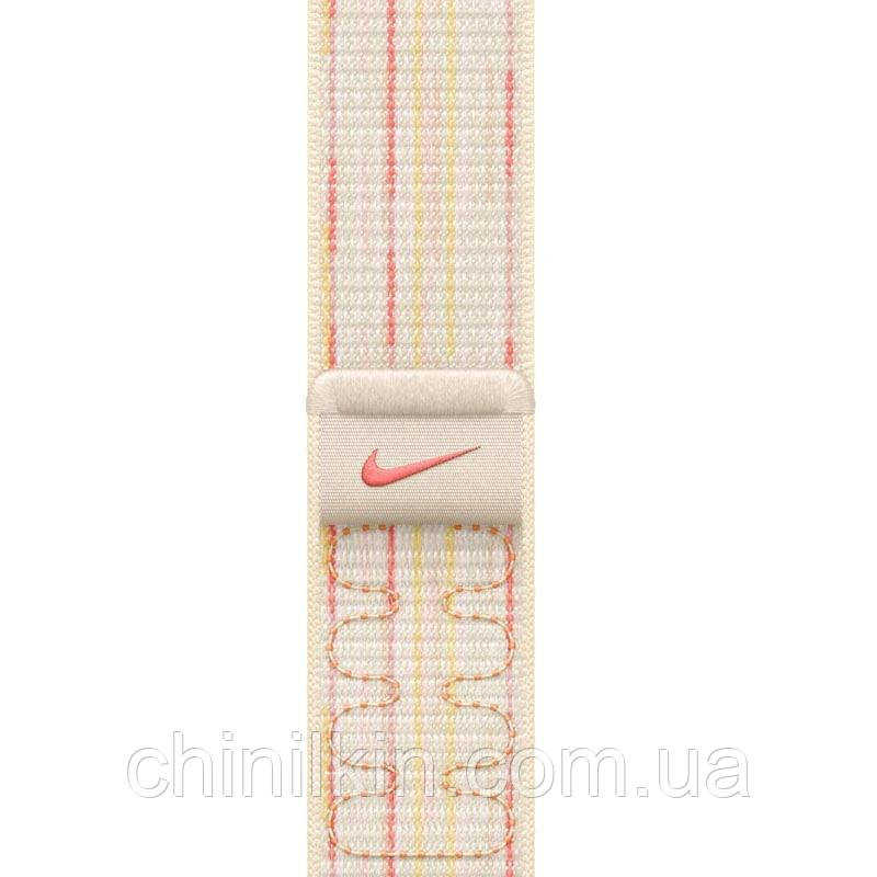 Ремінець Nike Sport Loop для Apple Watch 42(ser.1-3)/44/45/46/49mm- кремовий, фото 1