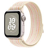 Ремінець Nike Sport Loop для Apple Watch 42(ser.1-3)/44/45/46/49mm- кремовий, фото 2