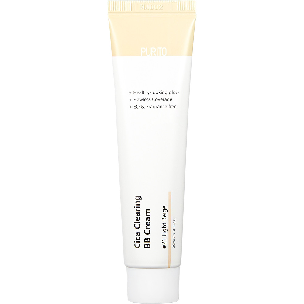 ВВ крем для чутливої шкіри з екстрактом центелли Purito Cica Clearing BB Cream - тон 21 30 мл