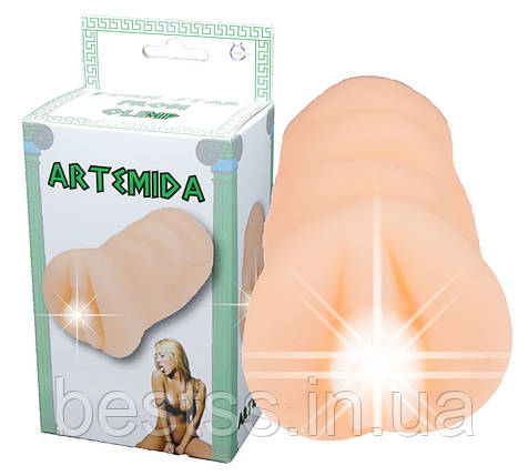 Реалістичний мастурбатор з кібершкіри у формі вагіни Artemida Vagina Masturbator, фото 1