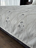 Покривало "Бароко №5", 100% cotton, молочний колір (Розміри і кольори в асортименті), фото 5